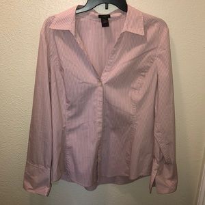 Pinstripe button up shirt